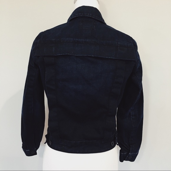 EUC Lucky Brand Dark Wash Denim Jacket - Picture 2 of 3